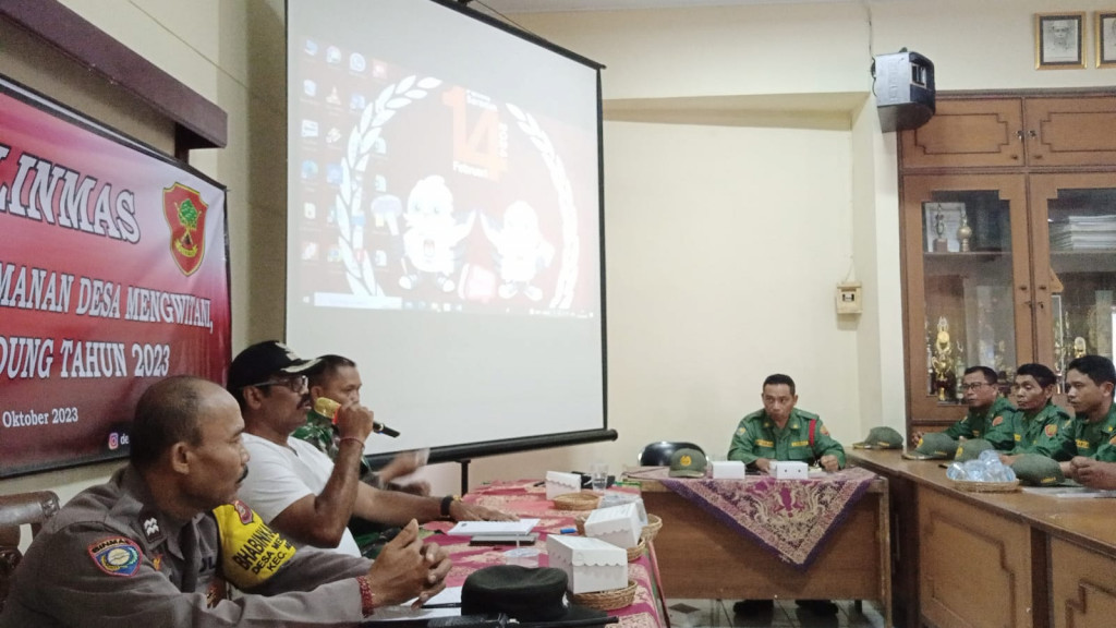 BIMBINGAN TEKNIS LINMAS DESA MENGWITANI